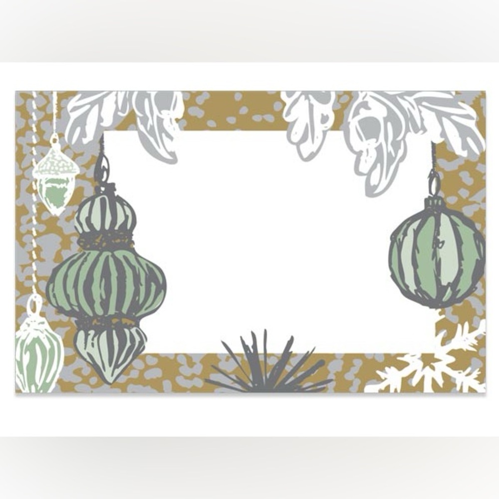 Ornamental Elegance Enclosure Card 3.5x2.25" Pack of 50